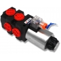 ELEKTROZAWÓR 6/2 DZIELNIK ZAWÓR ELEKTRYCZNY SZEREGOWY 90L 12V G3/4" 3 SEKCJA TURA